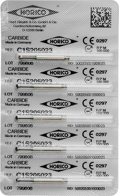 HM-Bohrer C1S  Packung  5 Stück RAL, Figur 001, ISO 023