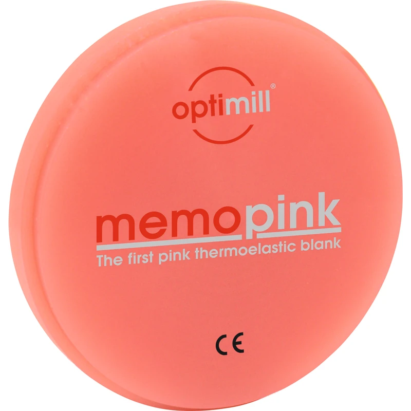 optimill® memopink   Stück  pink Ø 98,5 mm, H 20 mm, mit Stufe