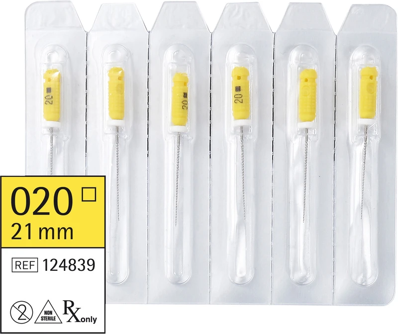 smart K-Feilen  Packung  6 Stück 21 mm ISO 020