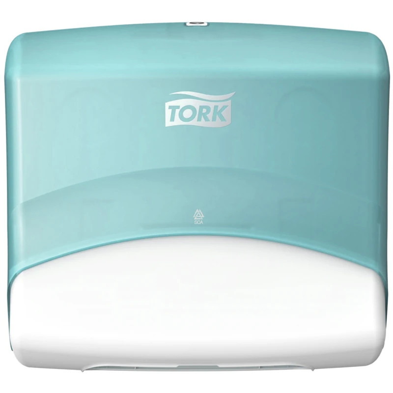 TORK® Performance Einzeltuchspender   Stück  weiß\türkis, 42,7 x 20,6 cm