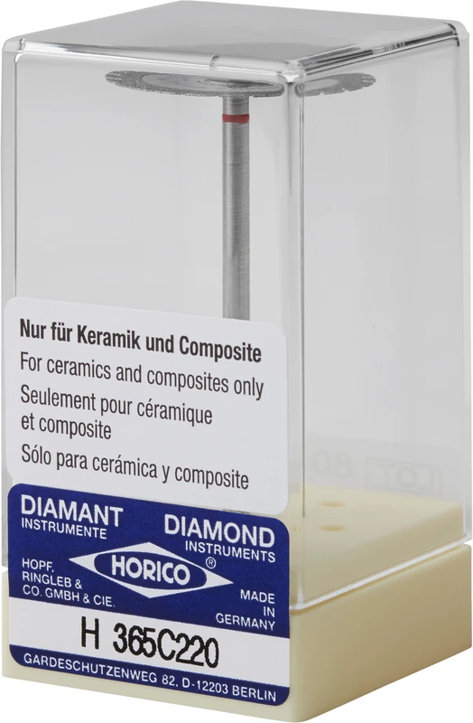 Superdiaflex® 365  Stück  doppelseitig, sehr flexibel, rot fein, HP, Figur 365 C, 0,17 mm, ISO 220