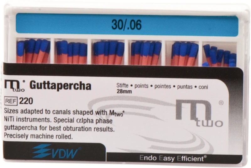 Mtwo® Guttapercha  Packung  60 Stück Taper.06, ISO 030