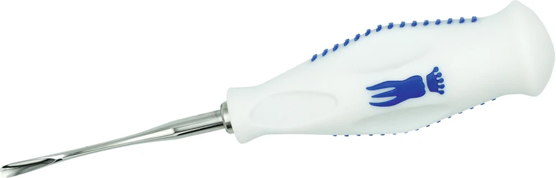 PeriLux dual-edge   Stück  invert gebogen, 4 mm, ErgoTouch weiß