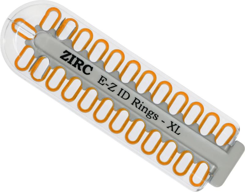 EZ-ID Markierungsringe  Packung  25 Stück neonorange, Ø 9 mm
