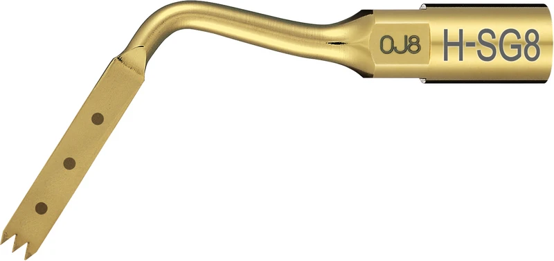 VarioSurg  Stück  Aufsatz H-SG8, TiN-Beschichtung, 3 Zähne 0,6 mm dick