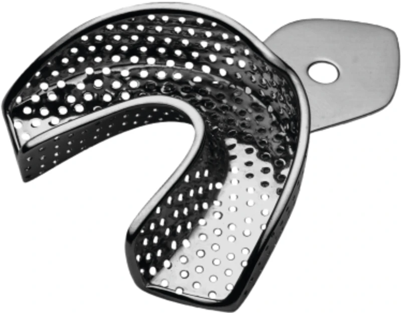 Abdrucklöffel ERGOLOCK mit Retentionsrand  Stück  UK XS, perforiert