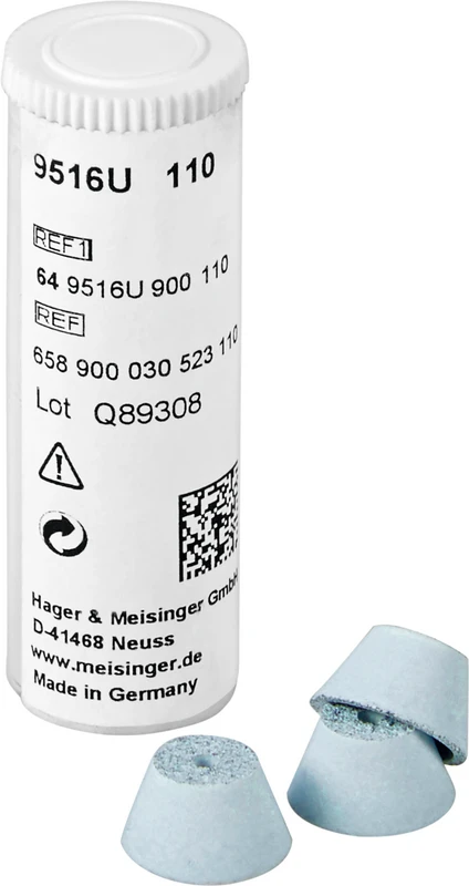 Universalpolierer 9516U  Packung  10 Stück unmontiert, weiß, Figur 030, 6,5 mm, ISO 110