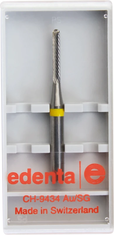 HM Parallelfräser 2666F  Stück  Fasenschliff, linksdrall, gelb superfein, HPK 123, Figur 137, 10 mm, ISO 015