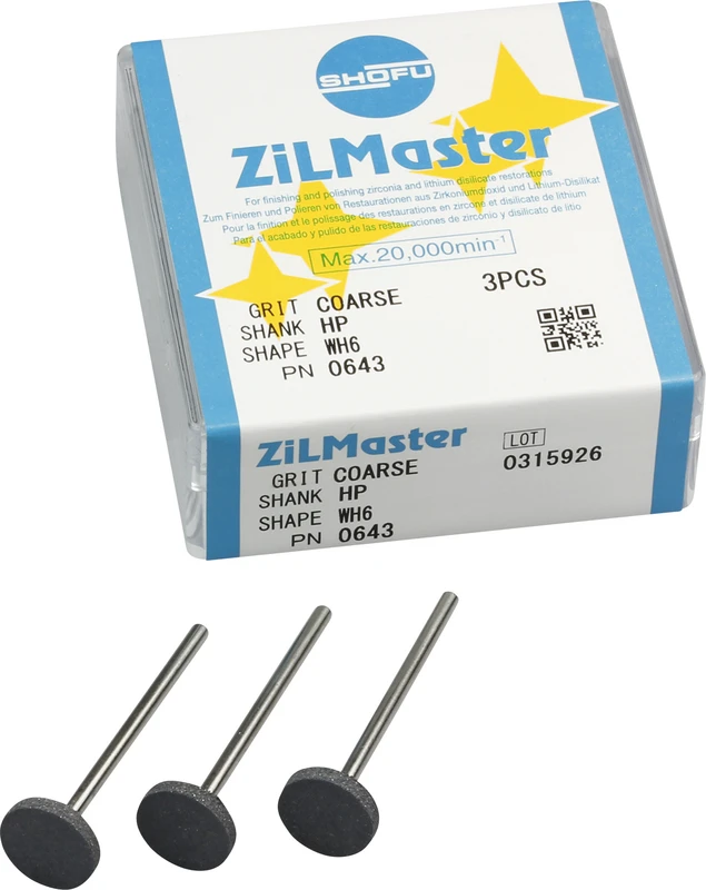 ZiLMaster  Packung  3 Stück HP, grün coarse, WH6, ISO 120