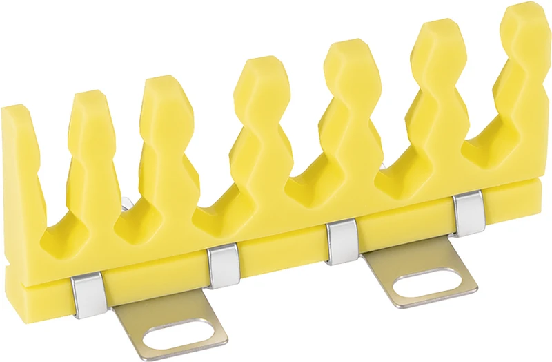 Silikonsteg mit Metallklammer  Stück  JG396, 76 x 33 mm