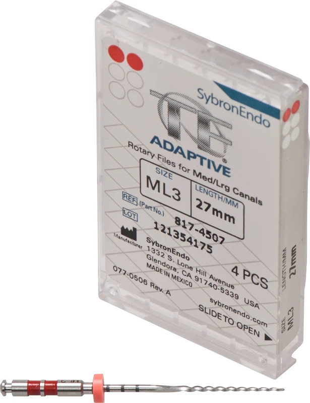 TF® ADAPTIVE Feilen  Packung  4 Stück 27 mm ML3