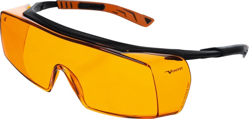 UltraTect Schutzbrillen  Stück  Gestell schwarz, Gläser orange