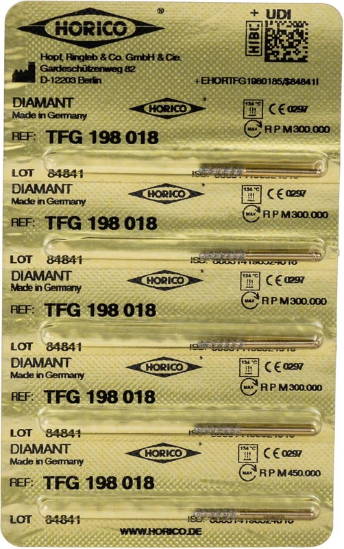 Diamant TFG 198  Packung  5 Stück FG, Figur 198, ISO 018