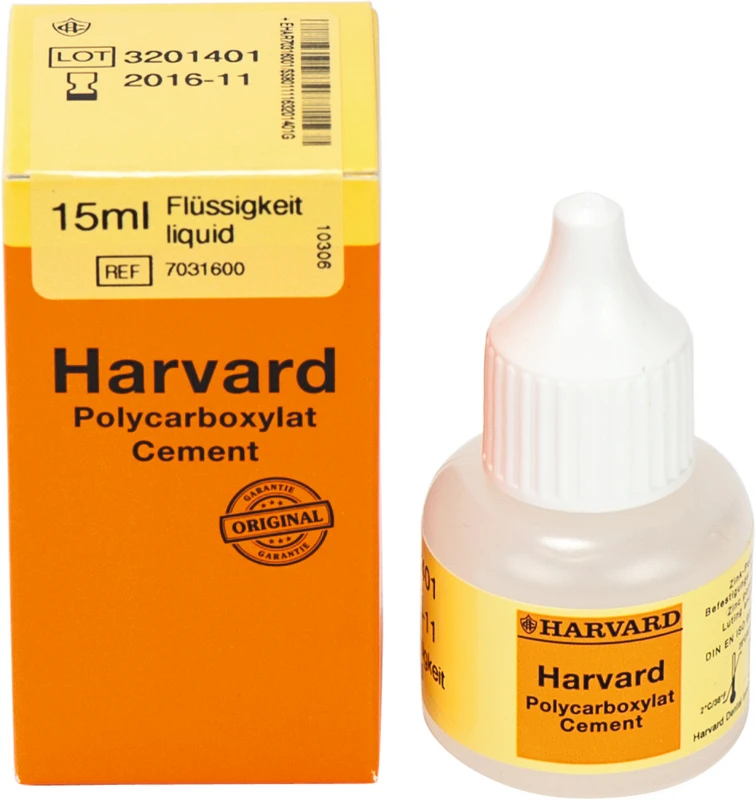 Harvard Polycarboxylat Cement Flüssigkeit  Flasche  15 ml Flüssigkeit