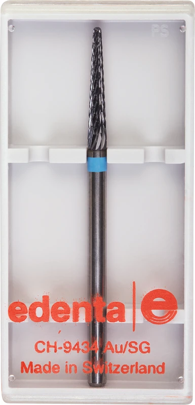 Volcano Fräser Schliff 10  Stück  Kreuzverzahnung, blau standard, HP, Figur 194, 14 mm, ISO 023