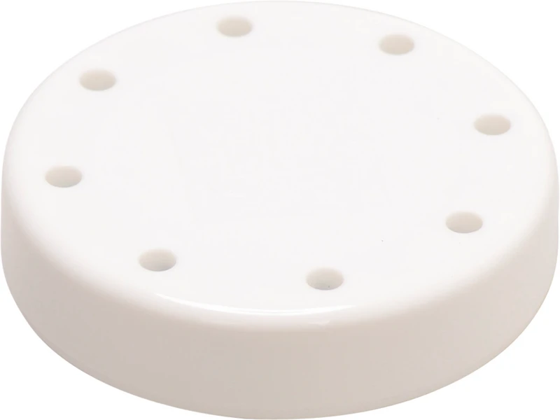 Kleiner Bohrerständer  Stück  8-Loch rund, weiß