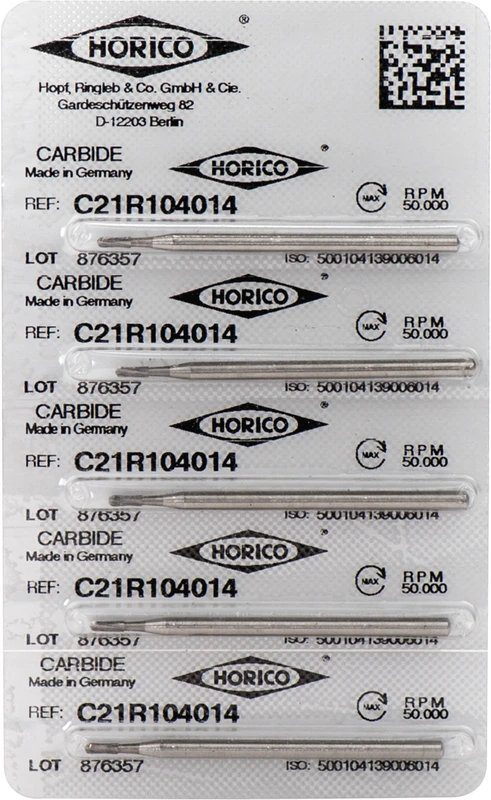 HM-Bohrer C21  Packung  5 Stück FG, Figur 139 rund, ISO 014