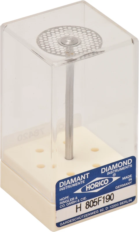 Diamantscheiben 805  Stück  doppelseitig, sehr flexibel, gelb extra fein, HP, Figur 805 F, 0,15 mm, ISO 190