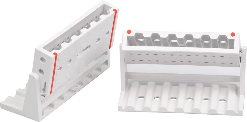 STERI-SAFE wave  Packung  2 Ständer mit Silikonband rot, 76 x 30 x 33 mm