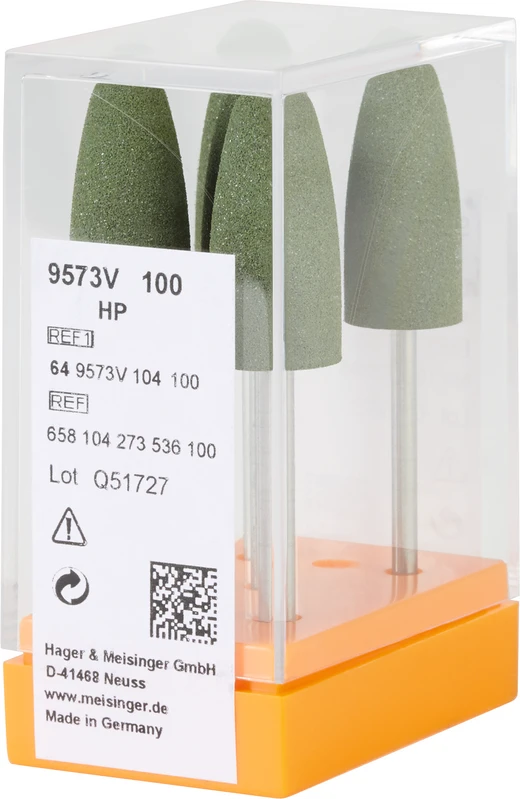 Kunststoffpolierer 9573  Packung  5 Stück grün, HP, Figur 273, 24 mm, ISO 100