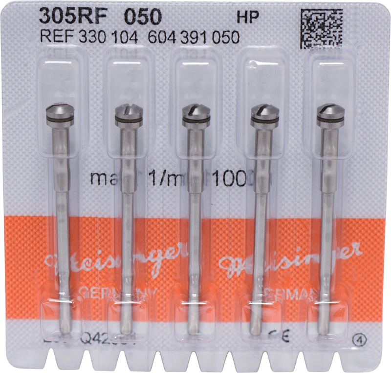 Mandrelle 305RF  Packung  5 Stück HP, ISO 050