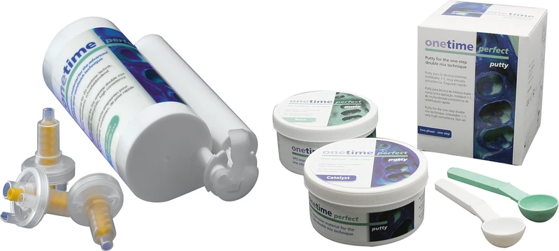 onetime perfect  Eco-Packung  8 x 50 ml Base, 8 x 50 ml Katalysator Wash, Zubehör