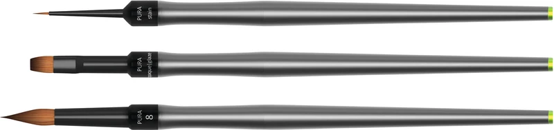 PURA.brush  Master Kit  3 Pinsel Größe 8