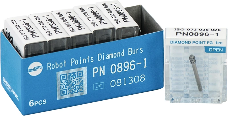 Robot Points FG  Packung  6 Stück FG, Figur Tiefenmarkierer, 3,6 mm, ISO 026