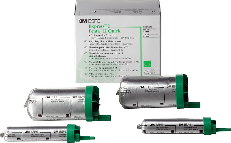 Express 2 Penta H  Refill Packung  2 x 300 ml Basispaste Quick, 2 x 60 ml Katalysator