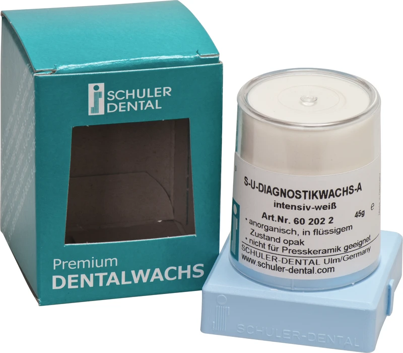 S-U-Diagnostikwachs  Kegel  45 g Wachs A, intensiv weiß