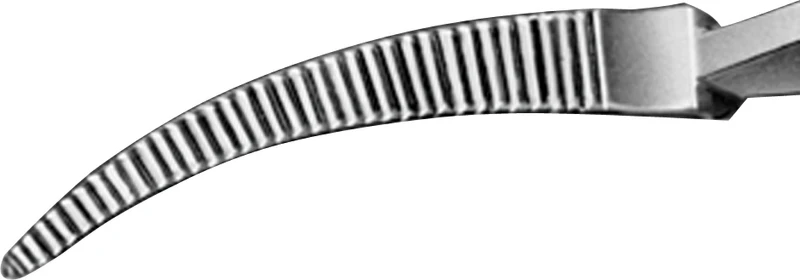 Arterienklemme nach Mosquito-Hartmann  Stück  feingliedrig, 100 mm, gebogen