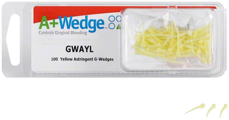 A+Wedge  Packung  100 Stück gelb
