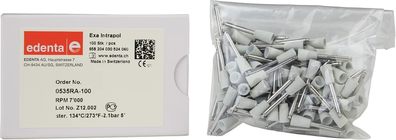 Exa Intrapol  Packung  100 Stück weiß, RA, Figur 030 Kelch, 10 mm, ISO 060