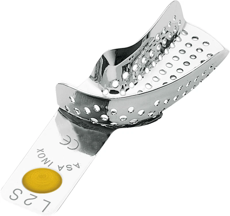 Abdrucklöffel   Stück  links, partiell, perforiert