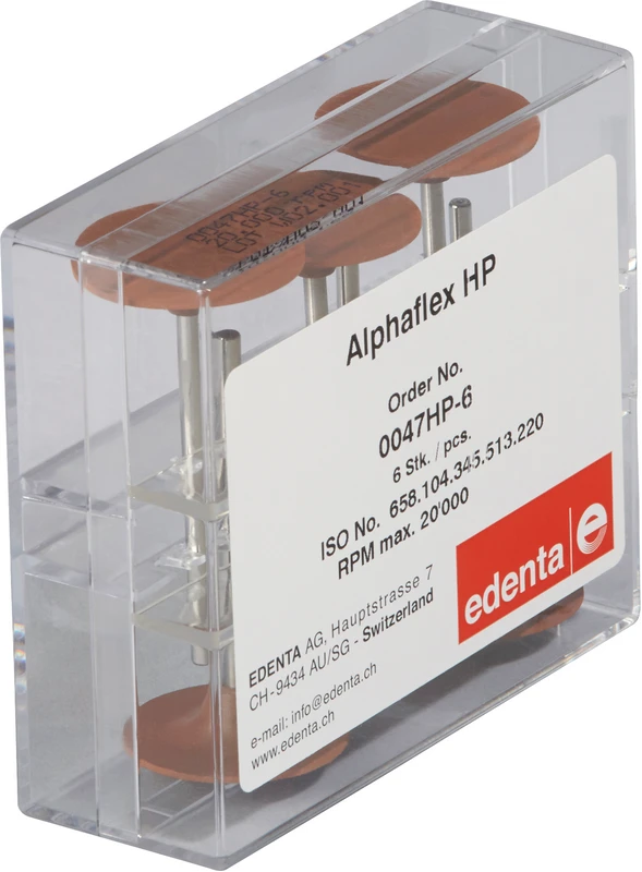 Alphaflex  Packung  6 Stück braun, HP, Figur 345, 0,6 mm, ISO 220