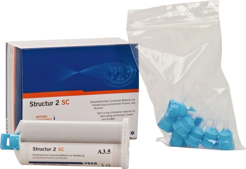 Structur 2 SC  Packung  75 g Doppelkartusche A3,5, Mischkanülen Typ 6