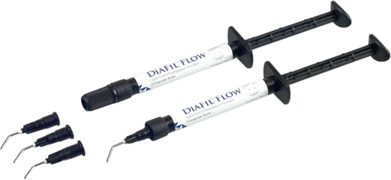 DIAFIL FLOW Hybrid  Packung  2 g Spritze A2, 10 Einmalnadeltips