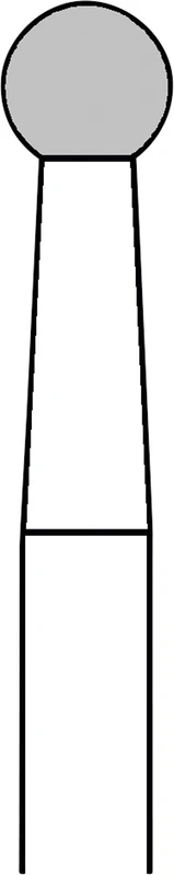 Chirurgie Knochenfräser HM 141   Packung  2 Stück HST, Figur 001, Ausf. 291, 8 Schneiden, ISO 031