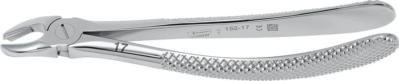 Zahnzangen Englische Form  Stück  152-17, OK Molaren