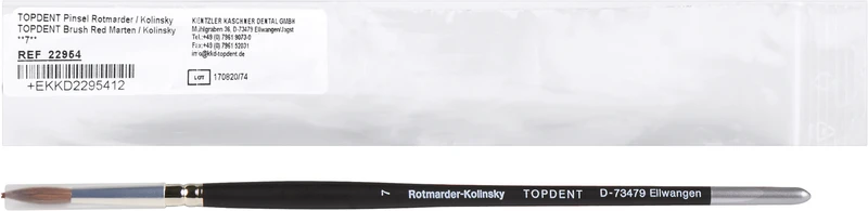 TOPDENT Pinsel Rotmarder Kolinsky  Stück  Nr. 7