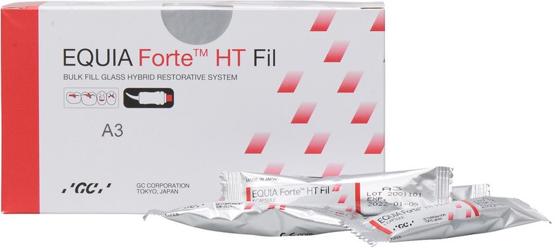 GC EQUIA Forte HT  Packung  50 Kapseln A3