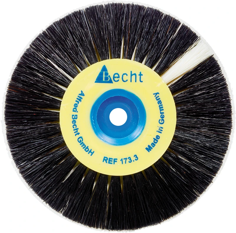 Einlagen-Rundbürste  Stück  3 Reihen Chungking-Borsten, 2 Reihen Nessel, Ø 40\80 mm