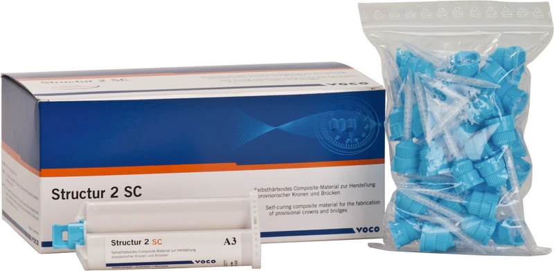 Structur 2 SC  Großpackung  5 x 75 g Doppelkartusche A3, Mischkanülen Typ 6