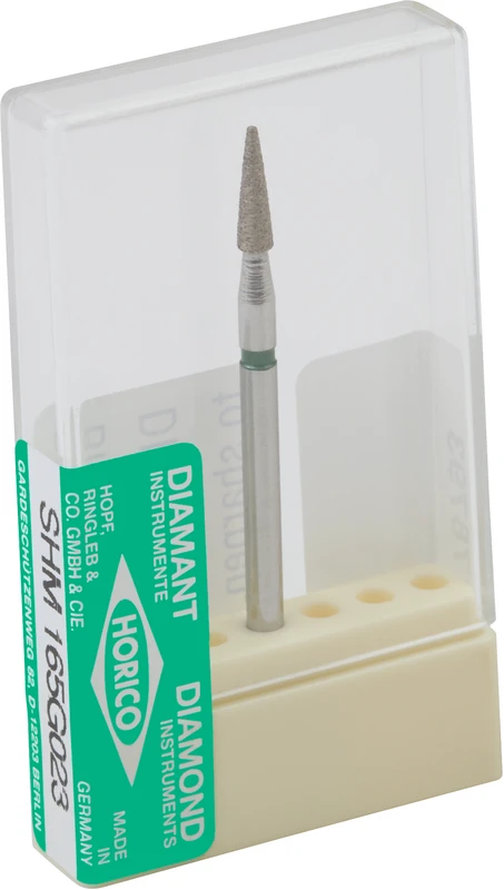 Sinterdiamantschleifer 165  Stück  SHM, grün grob, HP, Figur 165, 8 mm, ISO 023