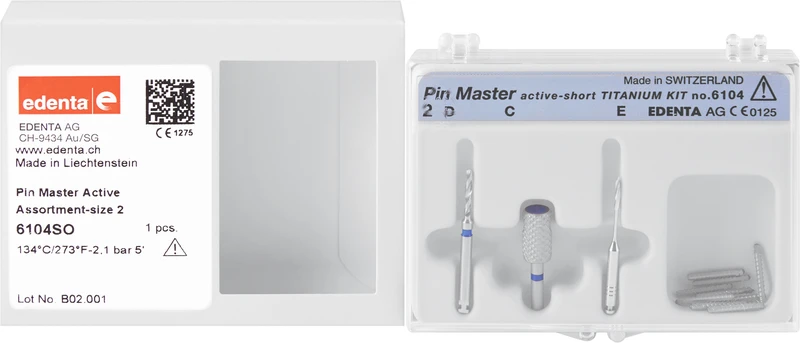 PIN Master, Aktiv  Sortiment  10 Stück blau Ø 1,5 mm, L 10,85 mm