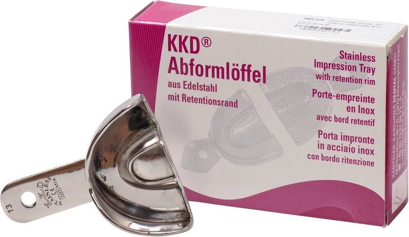 KKD® Abformlöffel Frontzahn  Stück  Nr. 13 für OK, voll