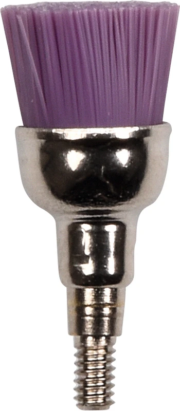 Nylon Polierbürsten Smart  Packung  100 Stück lila, mittel, screw