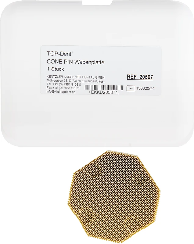 TOPDENT Cone Pin  Stück  Wabenplatte