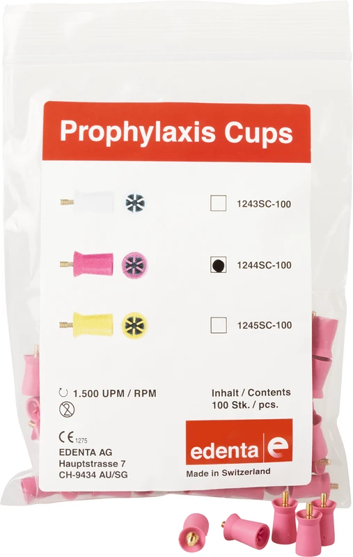 Screw-In Cups  Packung  100 Stück rosa ISO 060