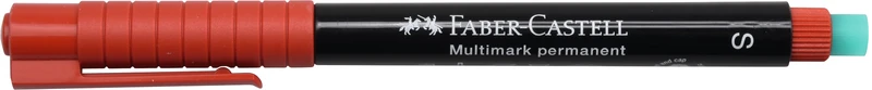 Faber-Castell Markierungsstift  Stück  rot, wischfest